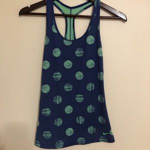 Nike polka dot athletic top